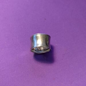 Silpada Silver Cuff  Ring Size 8 1/4 R0723